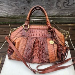 Brahmin Louise Rose Satchel Bag